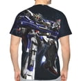 thumbnail image 2 of Mobile Suit Gundam Shirt 3d Printed T Shirt Crewneck Short Sleeve Top Tees For Mens, 2 of 8