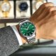 thumbnail image 2 of Reloj Masculino Casual Curren 8425 Plateado con Fondo Verde, 2 of 3