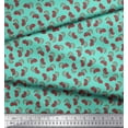 thumbnail image 2 of Soimoi Cotton Duck Fabric Leaves & Strawberry Fruits Print Fabric by The Yard 42 Inch Wide, 2 of 3