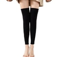 thumbnail image 4 of Rggeeun Knee High Socks for Women Stretch Womens Socks Warm Lightweight Long Socks Fall Winter Stockings Party Trendy,Black,One Size, 4 of 4
