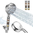 thumbnail image 1 of SDES-Filtered Shower Head Handheld, High Pressure 9 Spray Mode Showerhead with Filters, Water Softener Filters Beads for Remove Chlorine and Harmful in Hard Water for Hair Loss, Dry Itchy Skin, 1 of 4