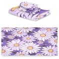 thumbnail image 2 of Coolnut Cute Daisy Bathroom Towel Set Absorbent Soft 3-Piece Bath Towel Hand Towel Washcloth Decorative Towels for Bathroom Gym Hotel Beach Swimming Pool Washcloth Gift, 2 of 7