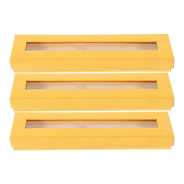 MOVTOTOP 3Pcs Paper Pen Cases Fountain Pen Display Boxes Gift Pen Packing Boxes Pen Present Wrapping Box