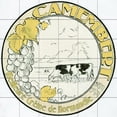thumbnail image 1 of Tile Mural Kitchen Backsplash - Vintage Cheese Label V - by Emily Adams, 1 of 1