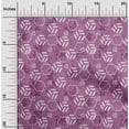 thumbnail image 1 of oneOone Cotton Cambric Lavender Fabric Hexagon Geometric Sewing Craft Projects Fabric Prints By Yard 56 Inch Wide, 1 of 4