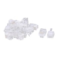 thumbnail image 1 of Unique Bargains Plastic Housing 6P6C RJ12 Network Cable Crimp Connector Clear 16 PCS, 1 of 2