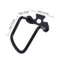 thumbnail image 2 of unbranded Guardia De Desviador Trasero Negro Protección Segura Fácil De Instalar Universal, 2 of 7