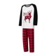 thumbnail image 4 of Conjunto de pijamas navideños a juego para toda la familia de Fiomva, para adultos y niños, con estampado de ciervos y pantalones a cuadros, ropa de dormir, 4 of 8