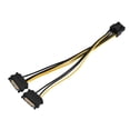thumbnail image 3 of Cables de Fuente de Alimentación, un cable de Alimentación PCI-e Cables de Fuente de Alimentación Cable de Alimentación de Tarjeta Gráfica Con /Dos Conectores de Alimentación, 3 of 6