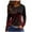 Wine A, variant on Enjoytime Christmas Tops for Women Trendy Printed Round Neck Long Sleeve Shirts Xmas Holiday Casual Plus Size Women Blouses Army Green XXXL