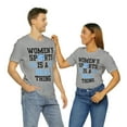 thumbnail image 7 of DJH Apparel | Women's Sports Is A Real Thing Volleyball Unisex Tshirt, 7 of 7