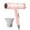 Pink, variant on CASAFUN Low Radiation Ionic Hair Dryer High-power Hair Dryer with 3 Wind Speeds Constant Temperature,Hot Wind Comb Hair Salon Blowing Comb for Straight and Curly Hair