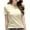Beige, variant on yillto Womens Plus Size Shirts Cotton Short Sleeve Tops Summer Basic Plain Crew Neck Tshirts S-5XL