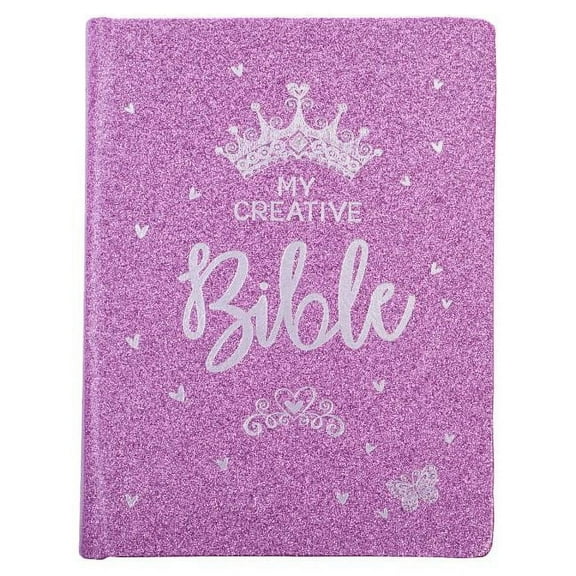 ESV My Creative Bible for Girls Faux Leather Hc, Purple Glitter, (Hardcover)