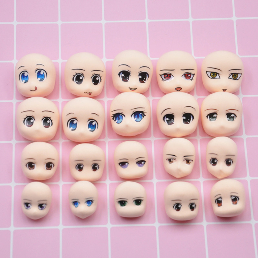 DIY Cartoon Eyes Stickers Water Decals Anime Figurine Dolls Eye Paster Doll Accessories 4-Cavity Baby Face Clay Mold - image 4 of 14