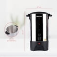 thumbnail image 3 of DAEWOO Cafetera eléctrica DCP-6L-40 con cap. 6L de acero inoxidable, tapa con asas y dispensador antigoteo con potencia de 1000W, 3 of 5