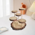 thumbnail image 1 of Runquan Wood Display Riser Home Decor Storage Shelf for Cosmetic Accessories Perfume 5 Platforms, 1 of 8