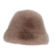 thumbnail image 2 of Gorro de pescador para mujer, versátil, para clima frío, gorro de esquí, elegante gorro de nieve para mujer Caqui, 2 of 9