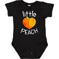 thumbnail image 3 of Inktastic Little Peach Cute Heart Shaped Peach Boys or Girls Baby Bodysuit, 3 of 5