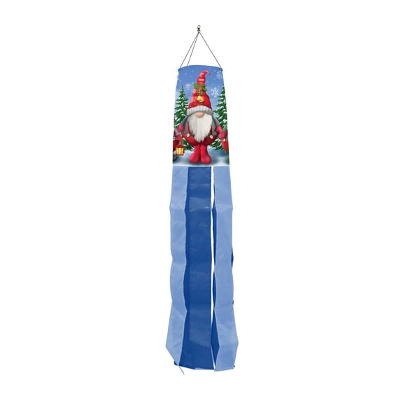 Briarwood Lane Winter Winter Gnomes Christmas Windsock Wind Twister 40x6 For Christmas Wind Spinner