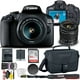 Canon EOS 2000D / Rebel T7 DSLR (Nouveau) Objectif 18-55, Wi-Fi, Filtre, Sac, Carte et Beaucoup Plus – image 1 sur 9