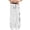 White, variant on lnmuld Girls Side Stripe Wide Leg Sweatpants Contrast White Waistband Fabric Drawstring Soft Brushed Knit Street Sport Casual Trousers Color:White,Size:6-7 Years