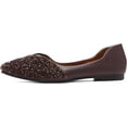 thumbnail image 5 of Women Flats ballet Rhinestone Dressy Casual Wedding Comfortable Shoe, 5 of 7
