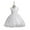 White, variant on XBASW Baby Kids Girls Lace Tulle Dress Flower Girls Pageant Dresses Toddler Girls Sleeveless Puffy Prom Tulle Ball Gown 2-10T
