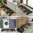thumbnail image 6 of Red Mushroom Snail Black Pattern Kitchen Rug Mat,Kitchen Runner Rugs Non Skid Washable,Decorative Kitchen Floor Mats for Kitchen,Sink,Laundry,17"x47.2", 6 of 7