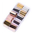 thumbnail image 2 of Maoww 1 Box Starry Sky Nail Foil Sticker Candy Color Nail Shimmer Transfer Sticker Manicure Decorations Holographic Nail Paper Decals, 2 of 9