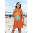 thumbnail image 3 of VILOVE Women Summer Sleeveless Coconut Tree Graphic Sundress Beach Vacation Mini Tank Dress, 3 of 7
