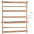 thumbnail image 2 of Kit de marco de tejido de madera de haya Juguete para niños DIY Máquina de tejer Tejedora de tapices hecha a mano, 2 of 15
