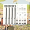 thumbnail image 2 of Stainless Barbecue Tube Burner Outdoor Indoor BBQ Gas Grilling Replacement Parts, 2 of 8