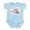 Sky Blue, variant on CafePress - WILDMAN Infant Bodysuit - Baby Light Bodysuit, Size Newborn - 24 Months