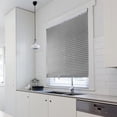 thumbnail image 4 of Sywqhk Persianas Plisadas Autoadhesivas Cortinas Opacas Media Ventana Gris (90x150cm) Sywqhk Para estrenar, 4 of 9