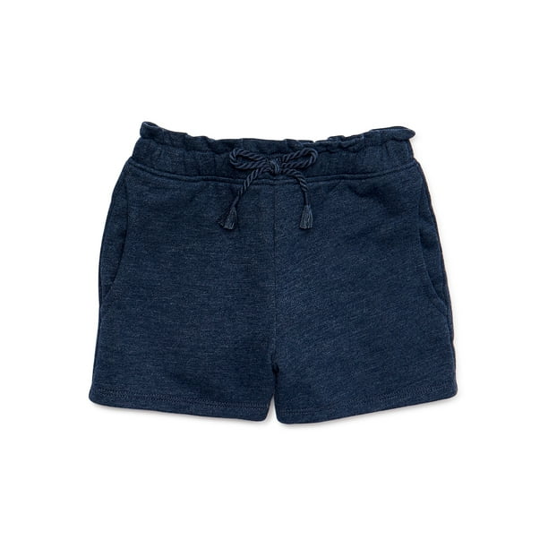 Garanimals Baby and Toddler Girls French Terry Cloth Shorts, Sizes 12M