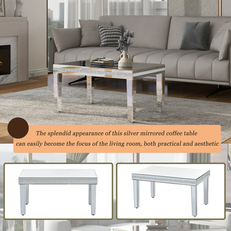 Adjustable height glass coffee table deals