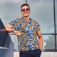 thumbnail image 4 of Fotbe Colorful Butterfly1 Camiseta Polo de Golf para Hombre con Estampado – Camisa Deportiva Transpirable con Cuello Abotonado-Medium, 4 of 6
