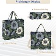 thumbnail image 6 of FORMRS Womens Corduroy Tote Bag Crossbody Shoulder Handbag with Pocket, Dark Floral, 6 of 7