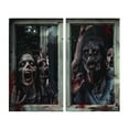 thumbnail image 2 of Halloween 2-pack door and window curtain background hanging cloth horror ghost outdoor decoration scene hanging cloth K, 2 of 4