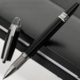 thumbnail image 2 of MB Monte-Bolígrafo de resina negra Star Midnight, bolígrafos de negocios de lujo, Rollerball, papelería de oficina, regalo, NDL33966L, 2 of 4