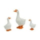 thumbnail image 5 of Estatuas de ganso blancas para habitación, esculturas de animales, adorno de ganso blanco grande para micropaisaje, camas de flores, bricolaje, 3 uds., 5 of 8