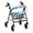 Butterfly, variant on HELLHERO Floral and Avian Motifs Back Rest Covers and Rollator Walker Seat Covers for Unisex Easy to Clean for Washable