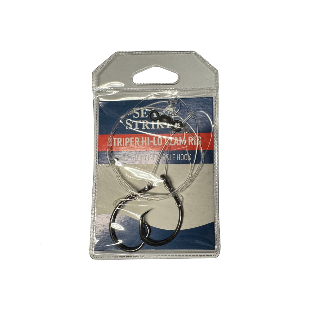Sea Striker Striped Bass Hi-Lo Clam Rig 7/0 Inline Circle