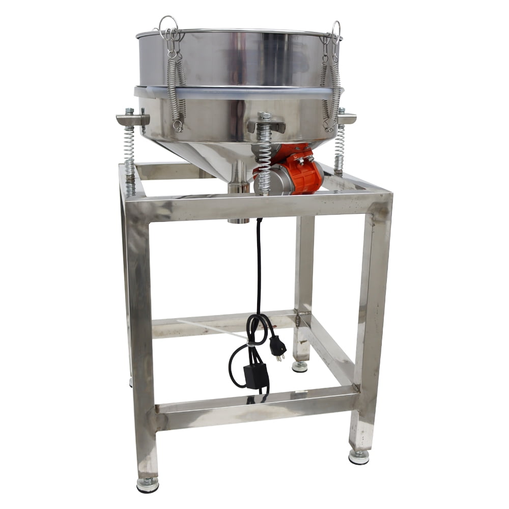 TAHALI Electric Sieve Machine Vibrating Sifter, Electric Flour Sifter,  Automatic Vibrating Sieve, Stainless Steel Powder Screening Machine, for
