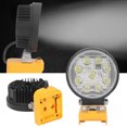 thumbnail image 1 of LED Work Light, Battery Powered Lamp 27W 2400LM Maximum 14-22V  For Emergency Scene, 1 of 8