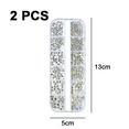 thumbnail image 2 of Crystal Rhinestones，Flat Back 3D Stones for Nail Decoration Crafts, 2 of 5