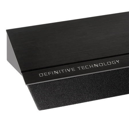 Definitive Technology - Studio Slim Series 3.1-Channel Soundbar System with 8" Wireless Subwoofer and Chromecast Built-in - Black