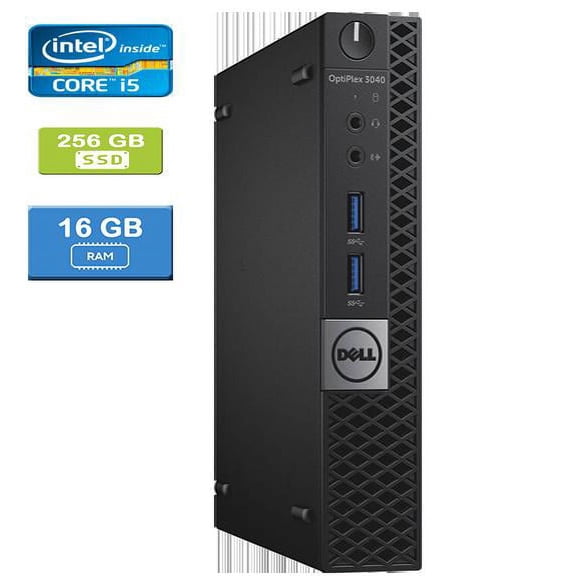 Used: DELL 3040 MICRO Intel Core i5-6500T 2.50 GHz, 16GB, 256GB SSD, Win 10 Pro
