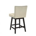 thumbnail image 3 of Home Square Vintage 25.5" Swivel Counter Stool in Castillo Cream - Set of 3, 3 of 3
